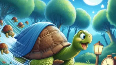 قصة أطفال للنوم السلحفاة التي كانت سريعة جدًا